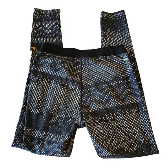 Nike Pro Legging Black And Silver Medium - Picture 4 of 6